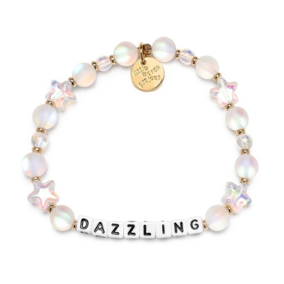 little words project Jewelry - Little Words Project Dazzling Beaded
Bracelet - Shiny Stars NWT